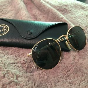 Ray-Ban round polarized sunglasses